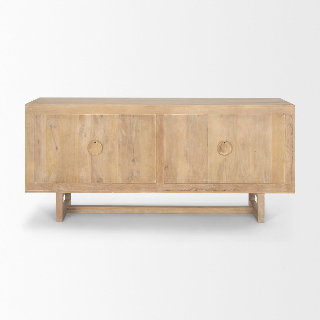 Mercana Grier 72" x 18.8" x 31.5" Solid Wood Sideboard