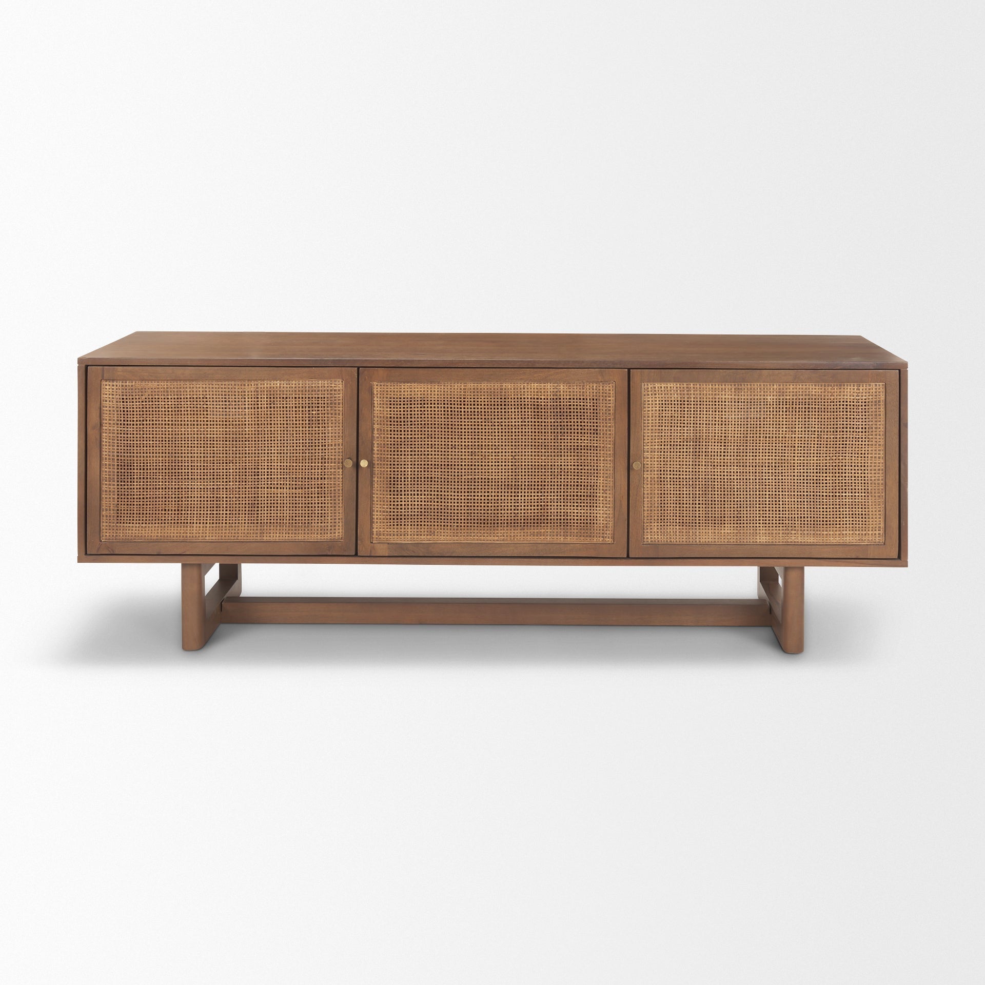 Mercana Grier 65" x 18.8" x 23" Solid Wood Media Unit