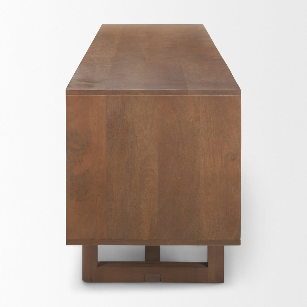 Mercana Grier 65" x 18.8" x 23" Solid Wood Media Unit