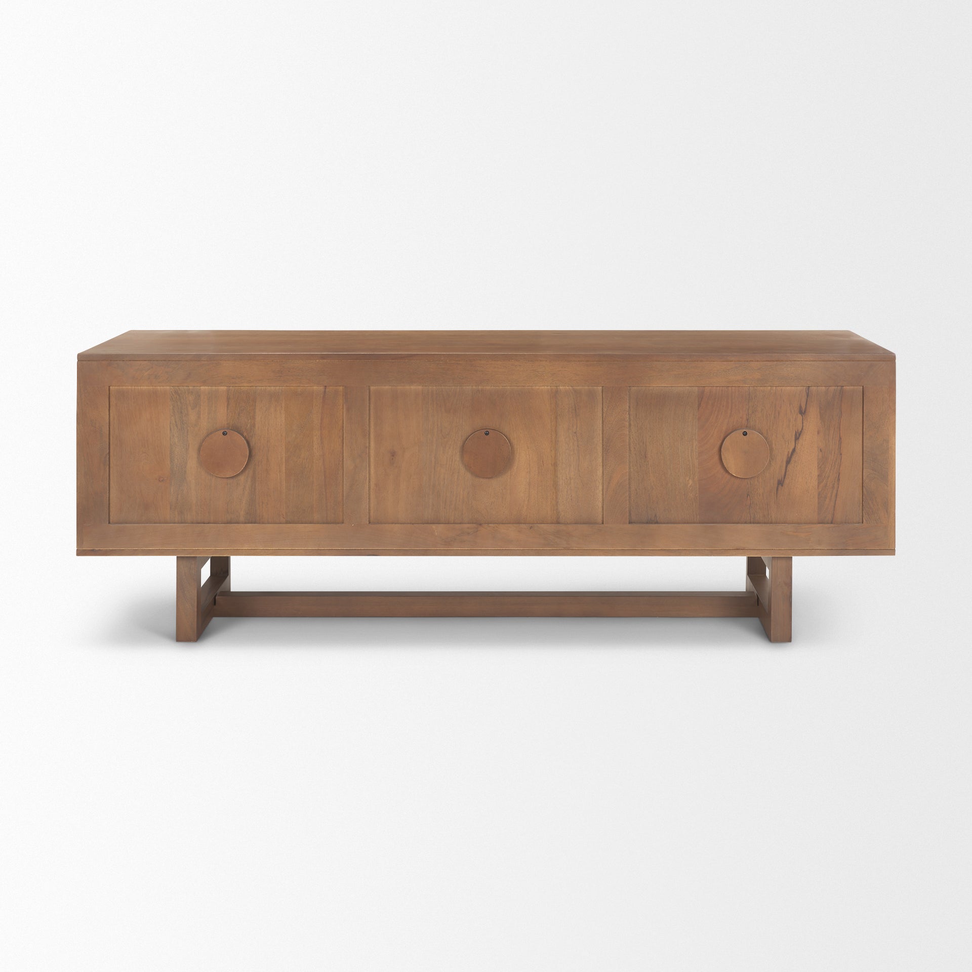 Mercana Grier 65" x 18.8" x 23" Solid Wood Media Unit