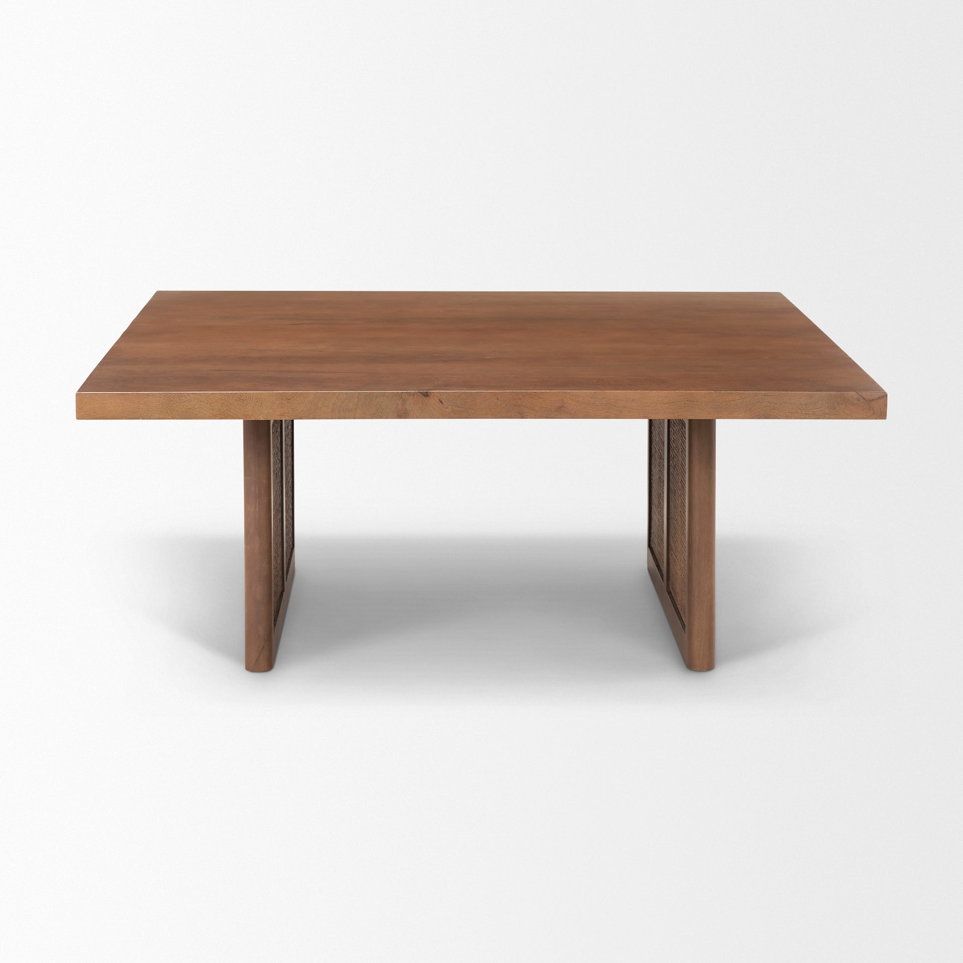 Mercana Grier 42" x 42" x 17" Solid Wood Coffee Table