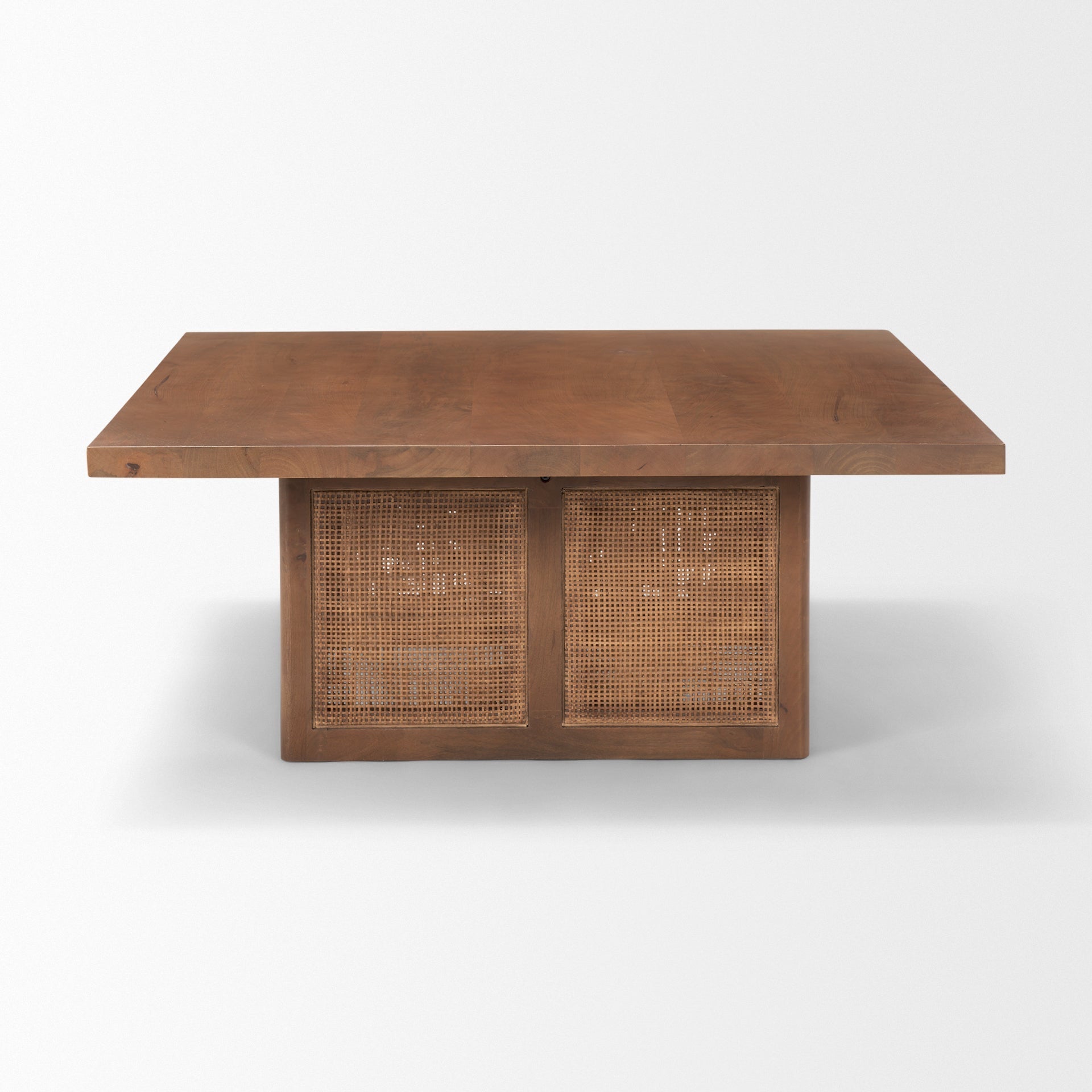 Mercana Grier 42" x 42" x 17" Solid Wood Coffee Table