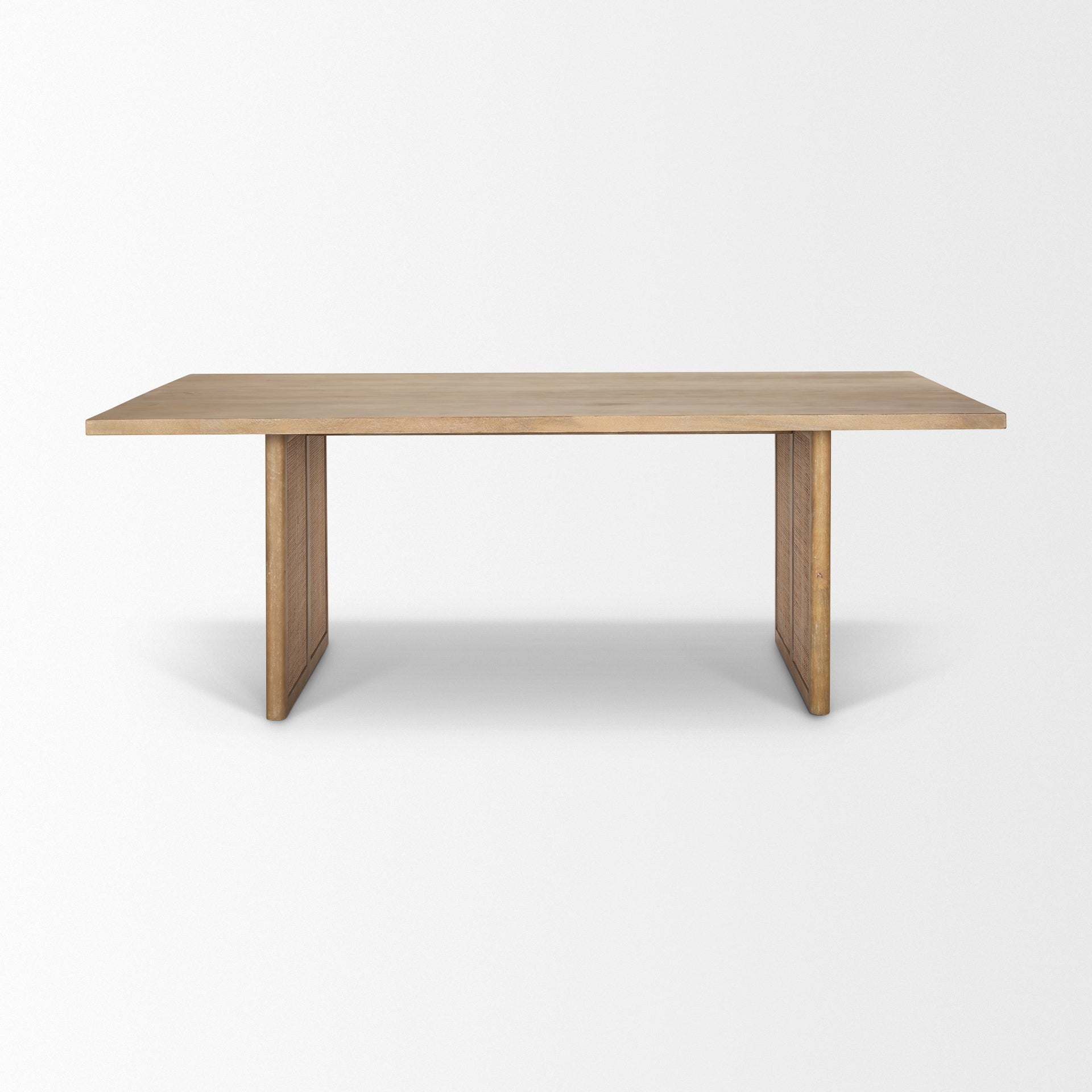 Mercana Grier 84" x 38" x 30" Solid Wood Dining Table