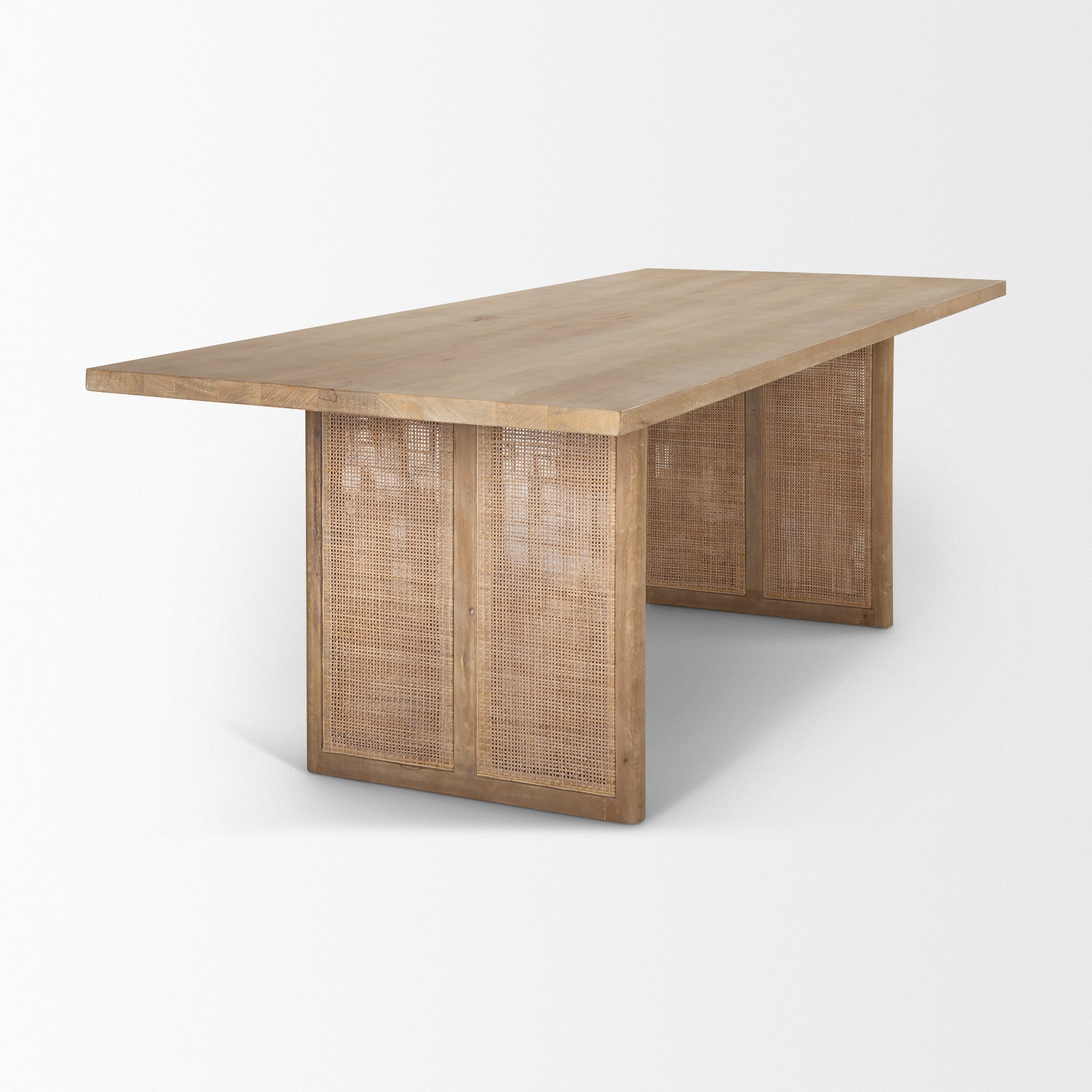 Mercana Grier 84" x 38" x 30" Solid Wood Dining Table