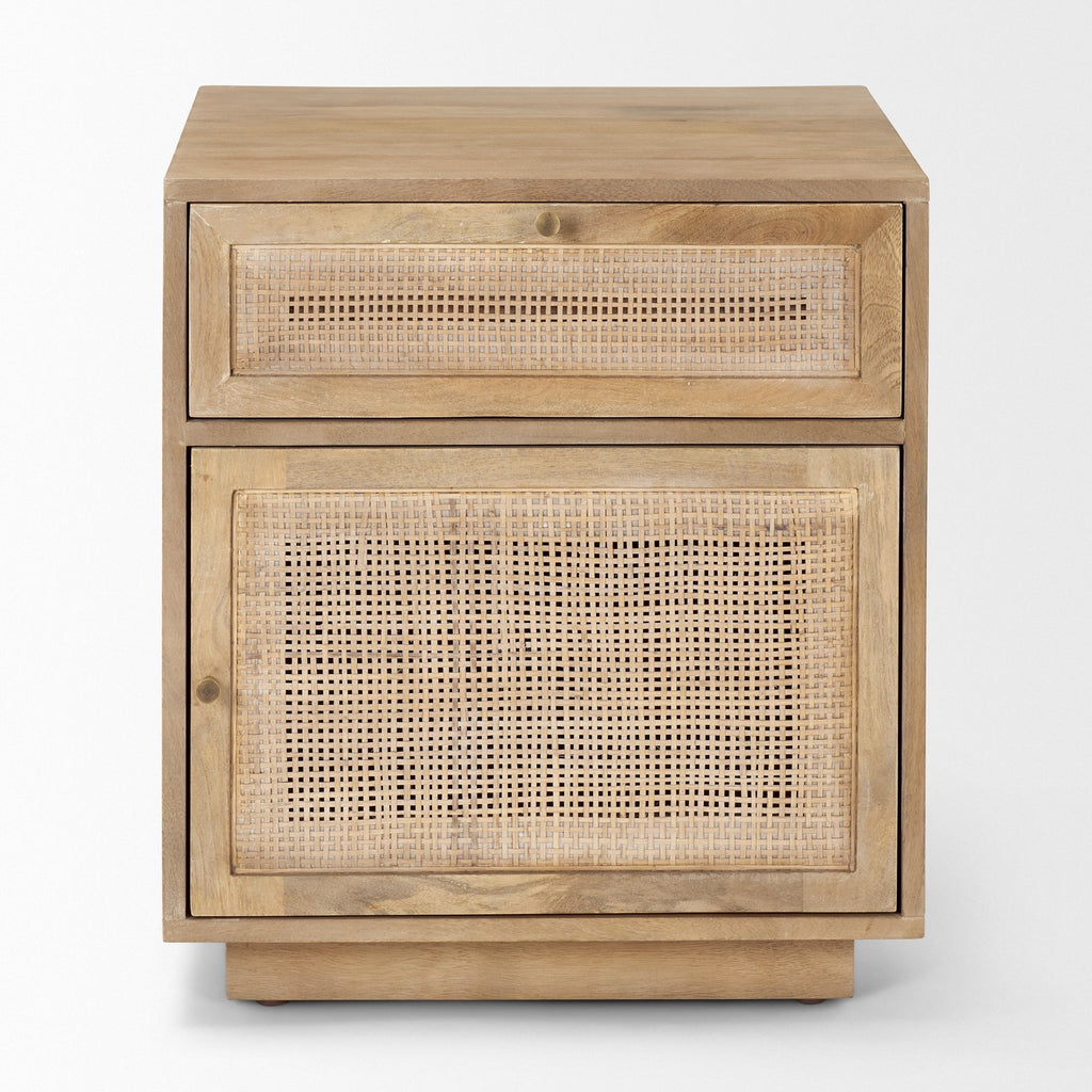 Mercana Grier 19" x 19" x 21" Solid Wood Side Table