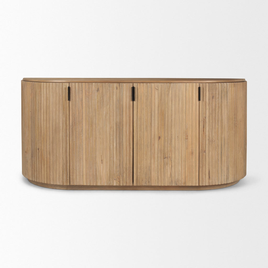 Mercana Terra 72" x 18.5" x 32" Solid Wood Sideboard
