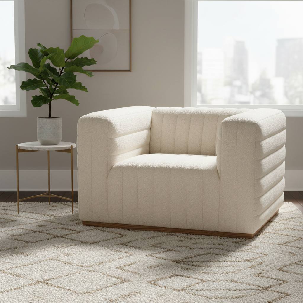 Mercana Ricciardo 46.1" x 38.4" x 28.2" Upholstered Arm Chair
