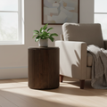Mercana Terra 18" x 18" x 22" Solid Wood Side Table