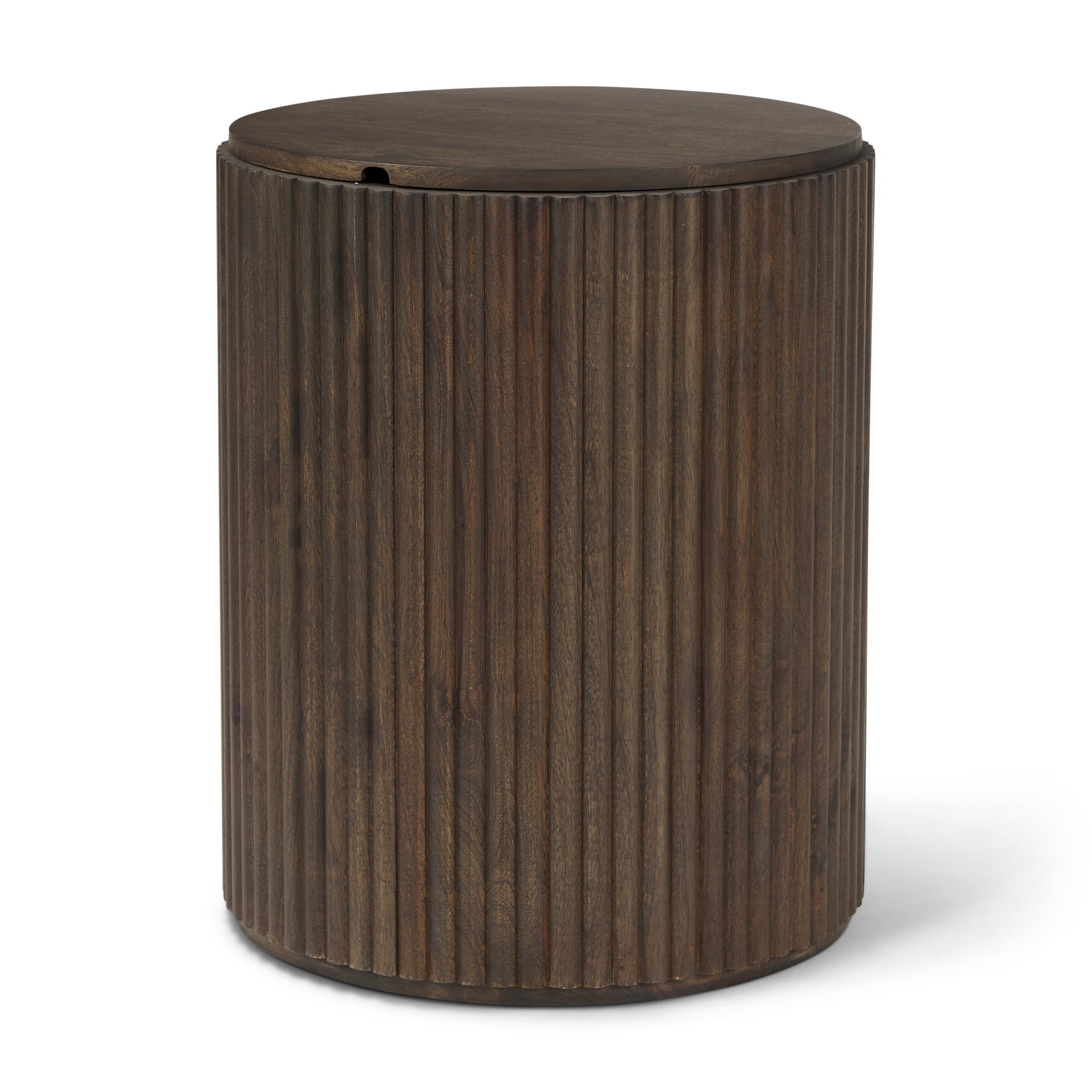 Mercana Terra 18" x 18" x 22" Solid Wood Side Table