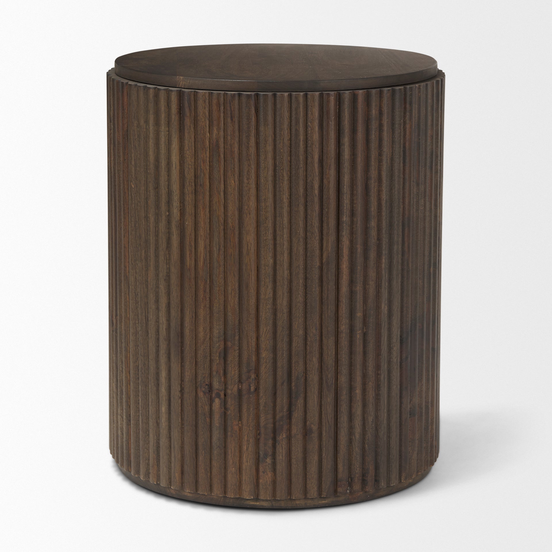 Mercana Terra 18" x 18" x 22" Solid Wood Side Table
