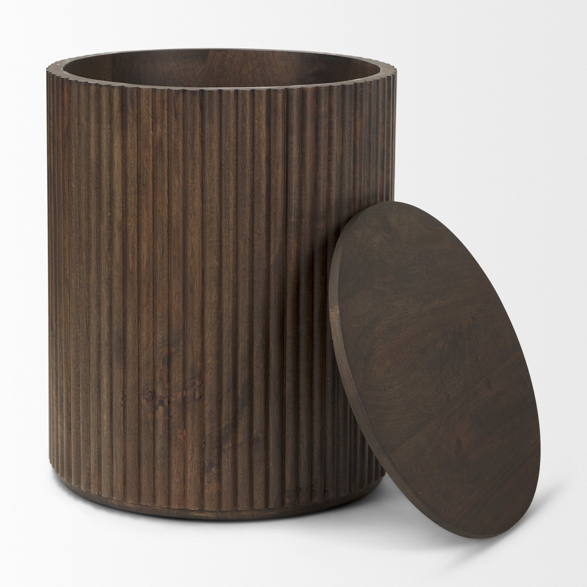Mercana Terra 18" x 18" x 22" Solid Wood Side Table
