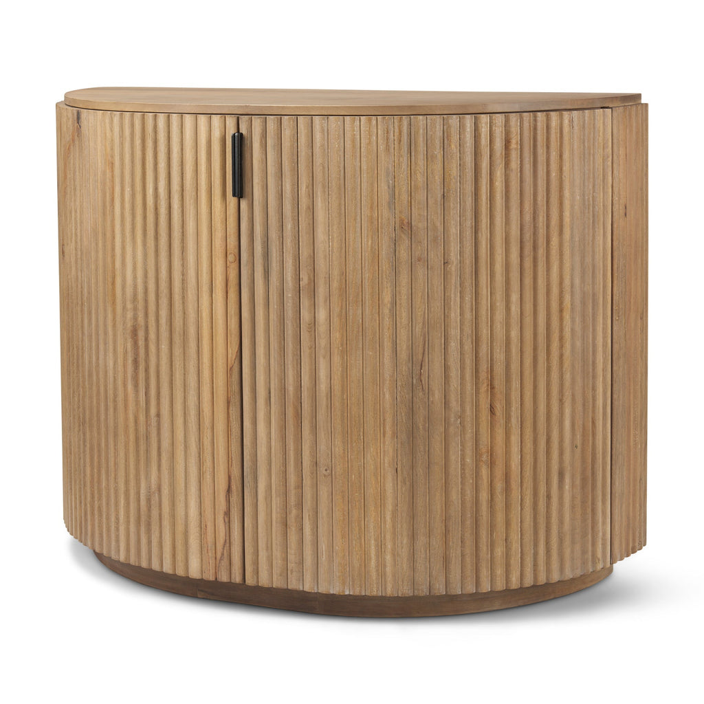 Mercana Terra 42" x 19" x 32" Solid Wood Accent Cabinet