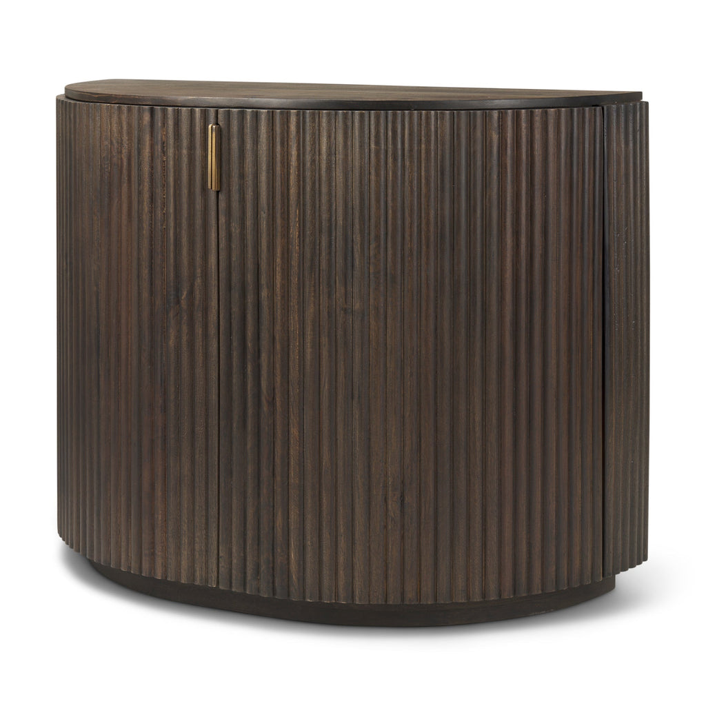 Mercana Terra 42" x 19" x 32" Solid Wood Accent Cabinet