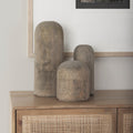 Mercana Knox 6" x 6" x 7" Solid Wood Decorative Object