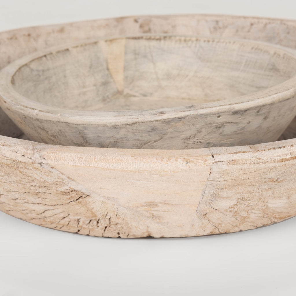 Mercana Nikita 20" x 20" x 5" Wood Bowl