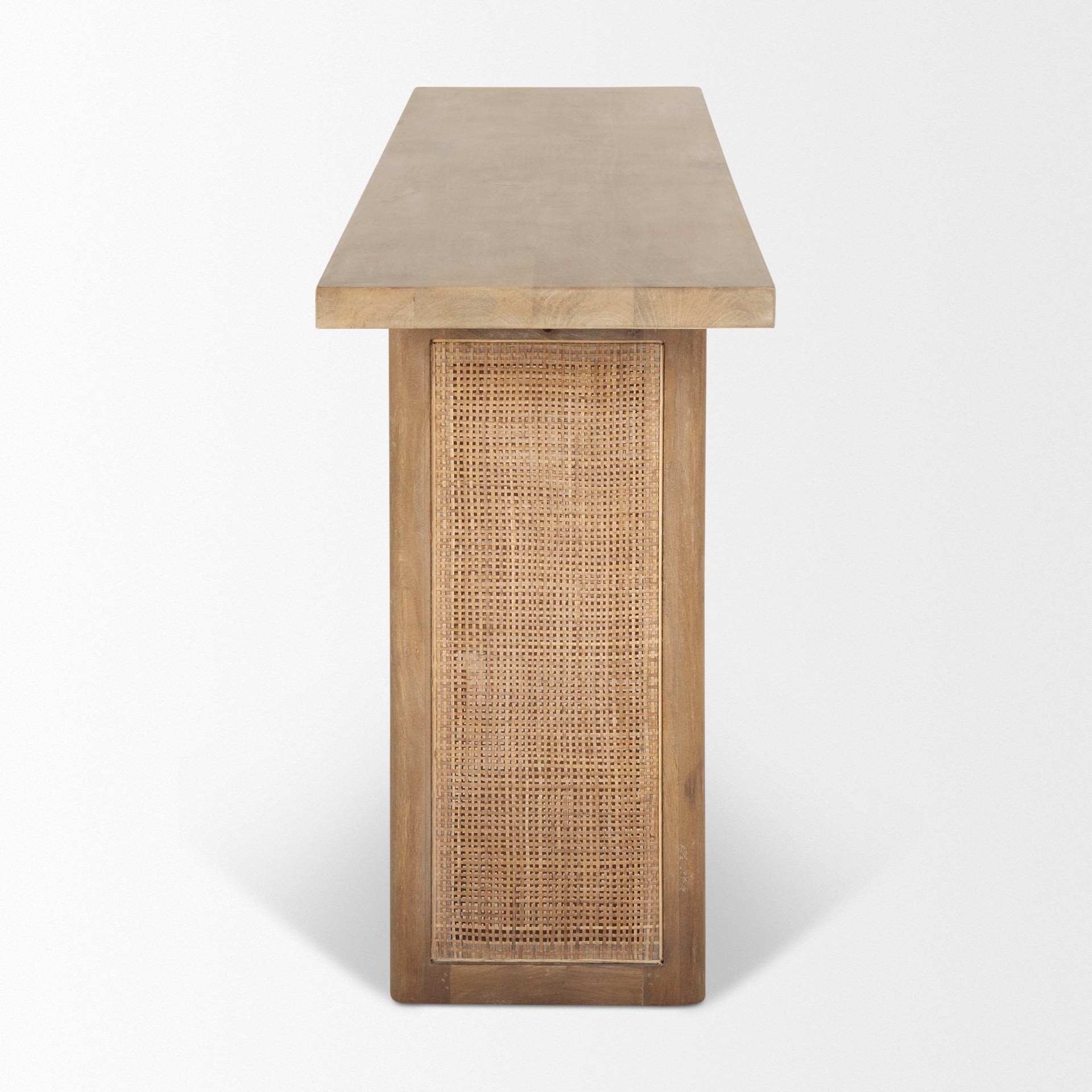 Mercana Grier 65" x 16" x 29" Solid Wood Console Table