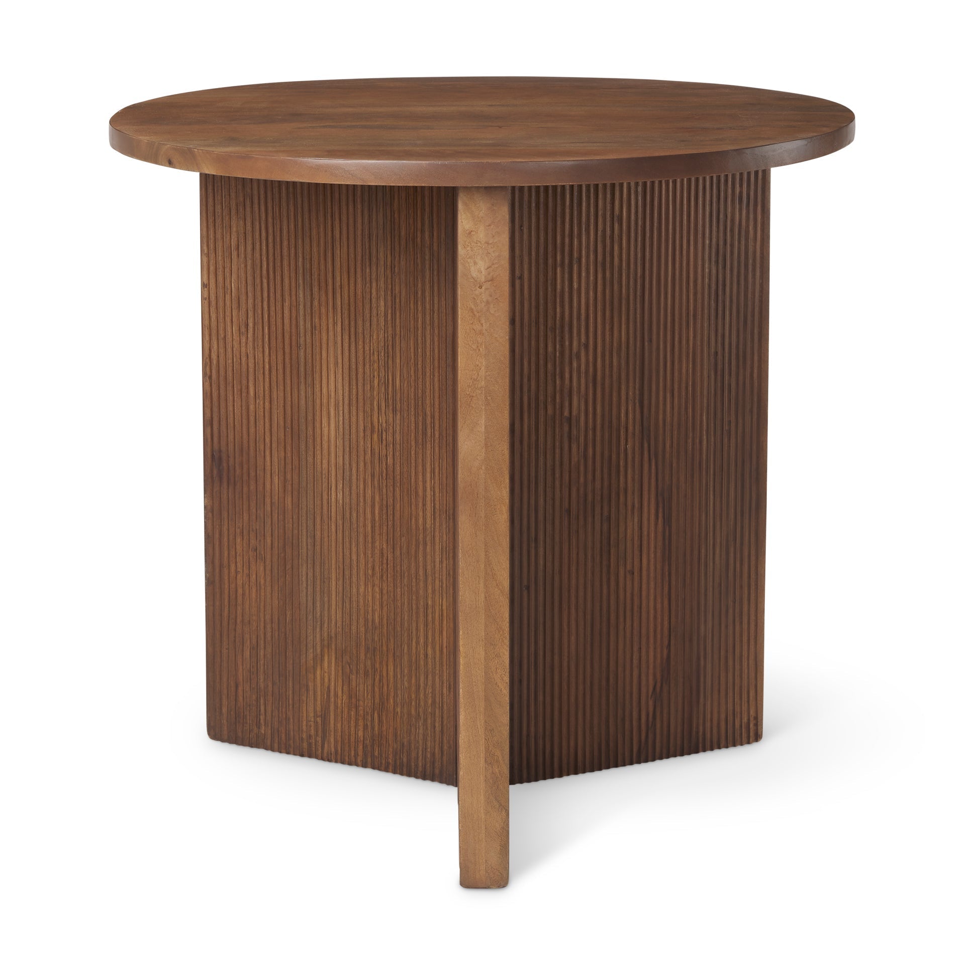 Mercana Enzo 32" x 32" x 30" Solid Wood Side Table