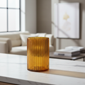 Mercana Dawn 5.6" x 5.6" x 8.3" Glass Vase