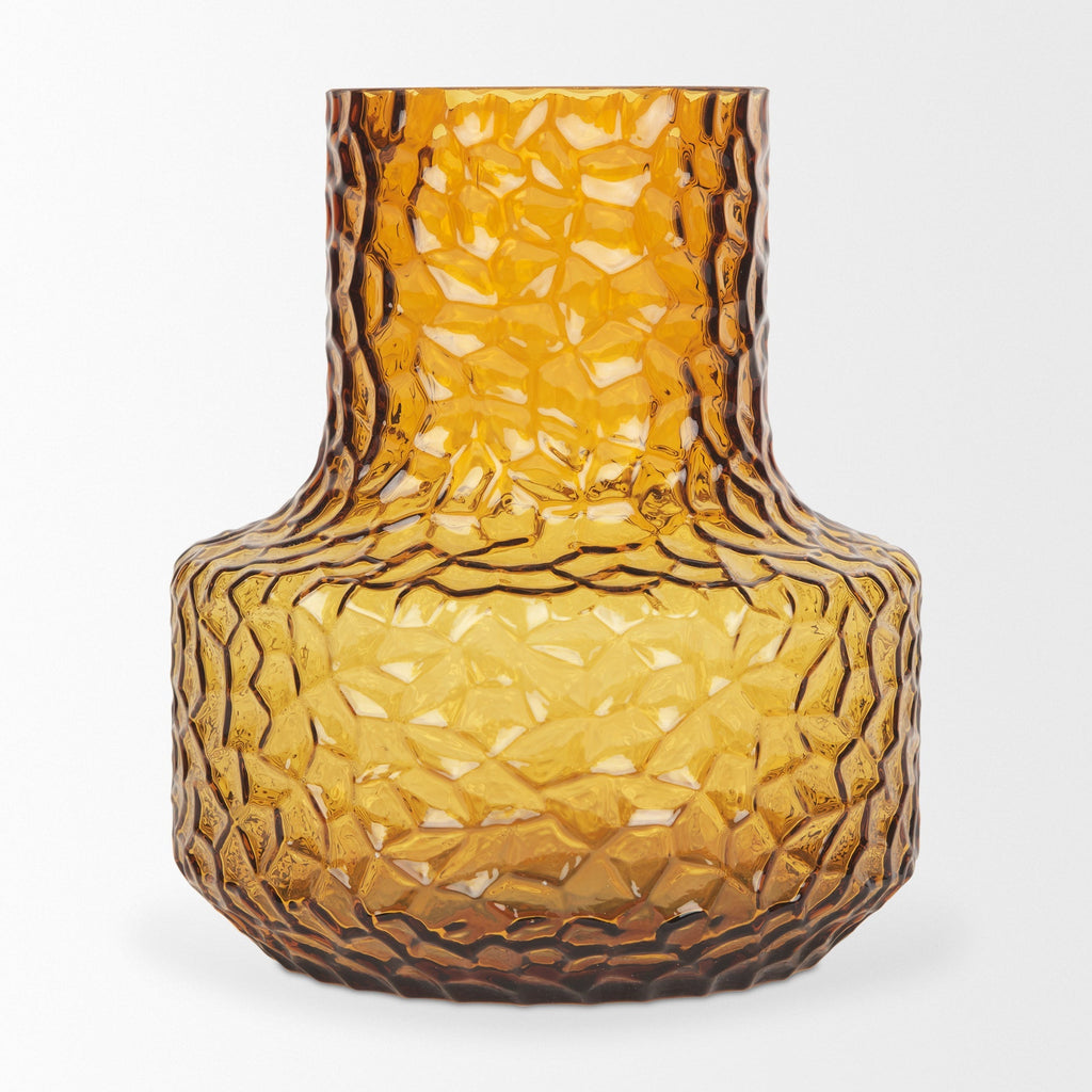 Mercana Jolene 6.3" x 6.3" x 7.2" Glass Vase