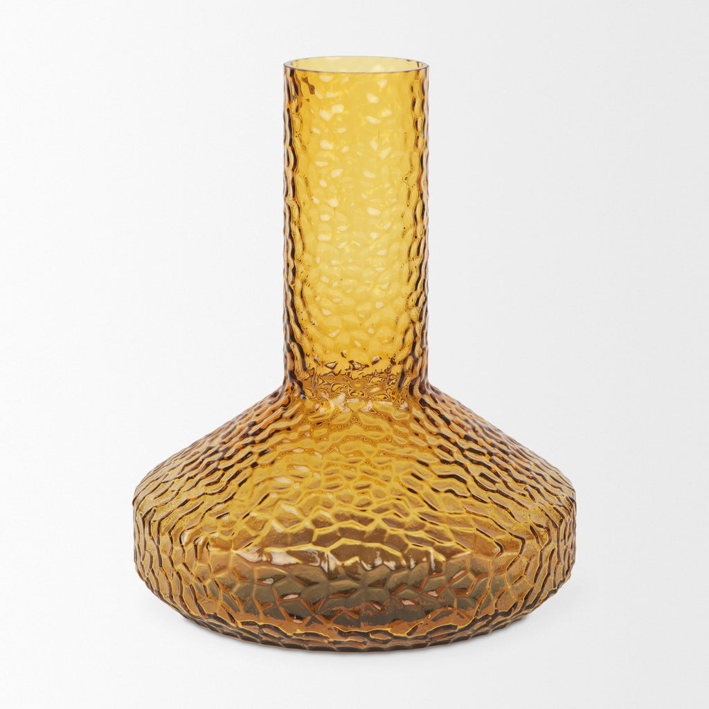 Mercana Jolene 9.8" x 9.8" x 11.8" Glass Vase