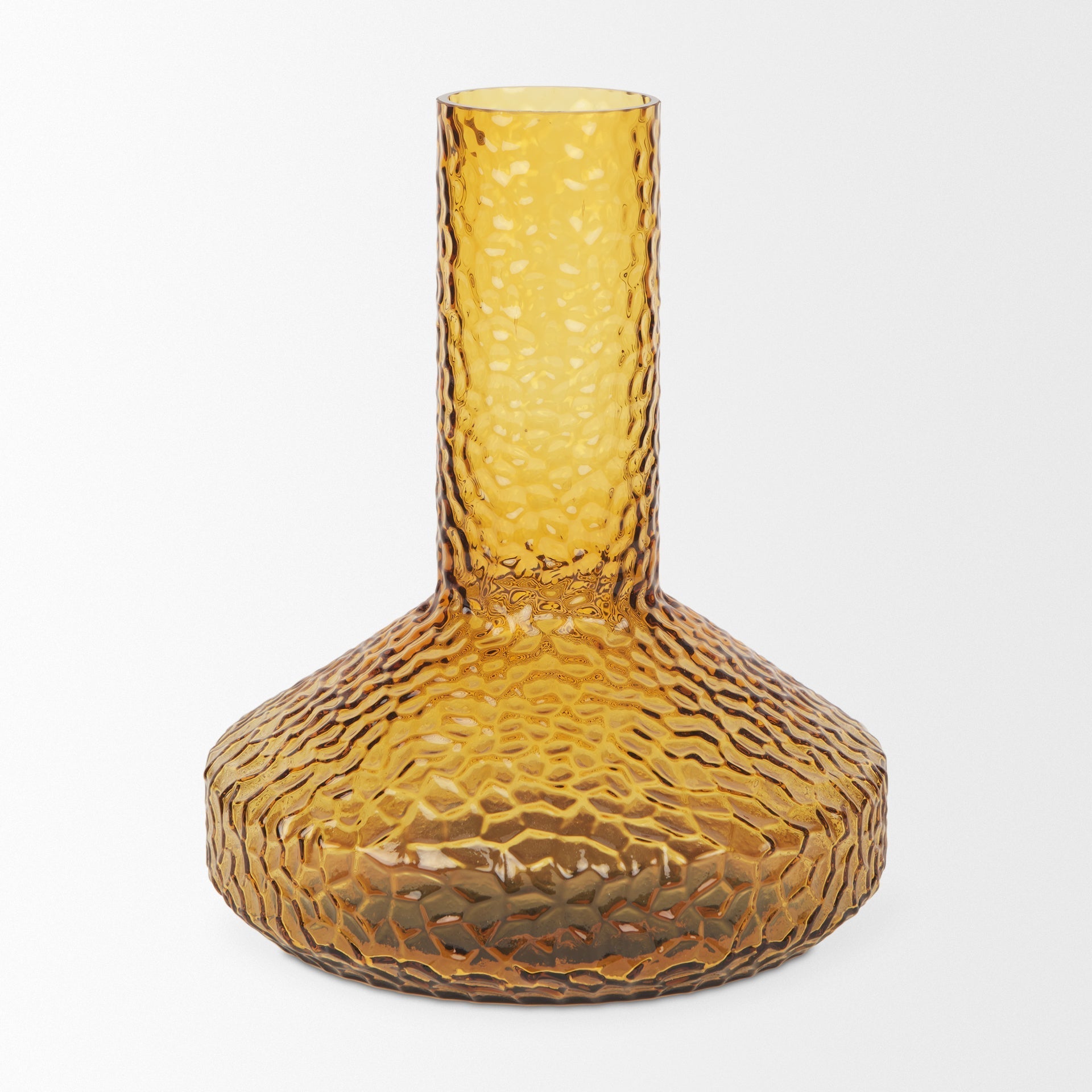Mercana Jolene 9.8" x 9.8" x 11.8" Glass Vase