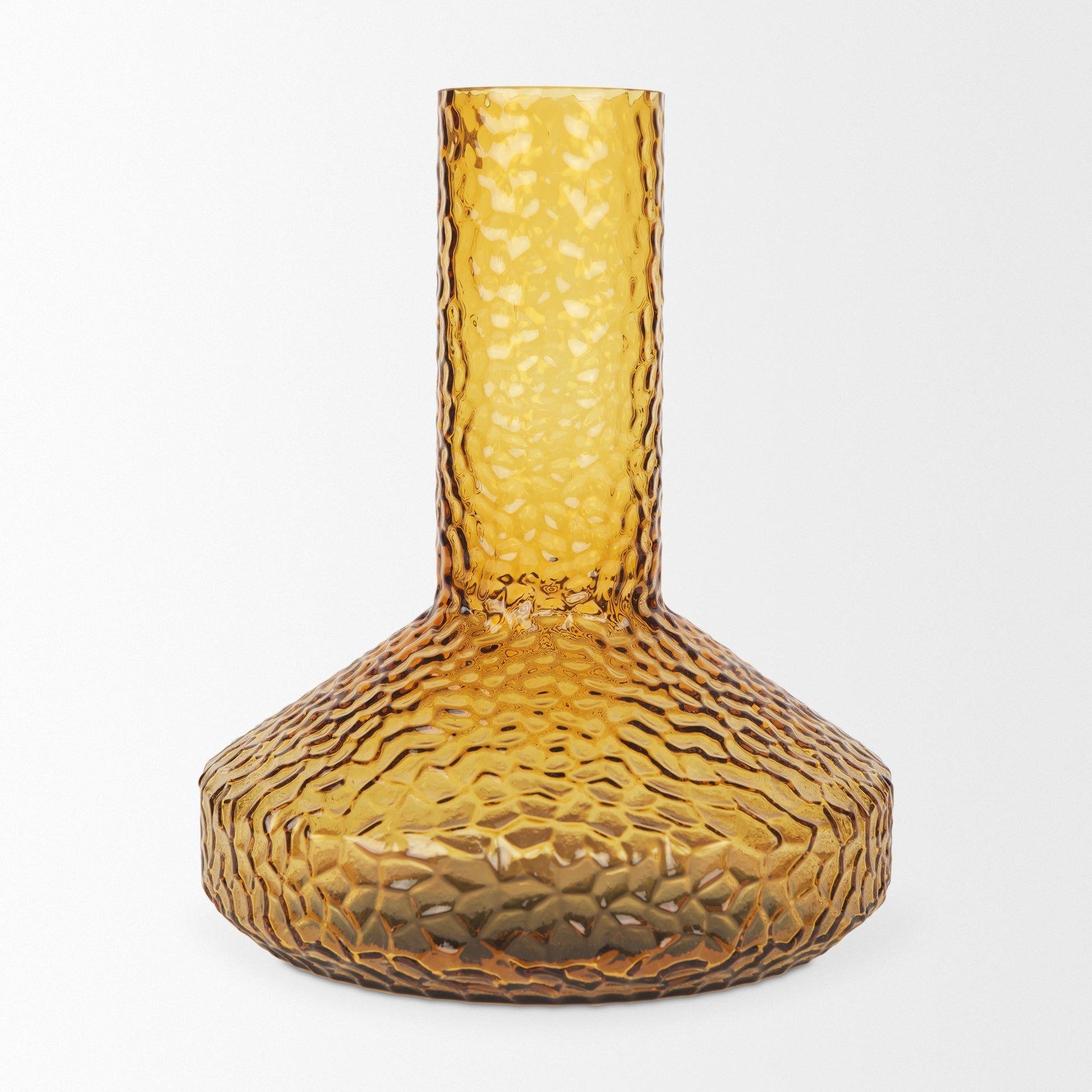 Mercana Jolene 9.8" x 9.8" x 11.8" Glass Vase
