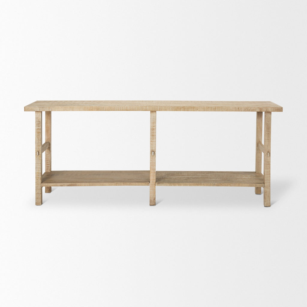 Mercana Rosie 76.8" x 16" x 30" Solid Wood Console Table