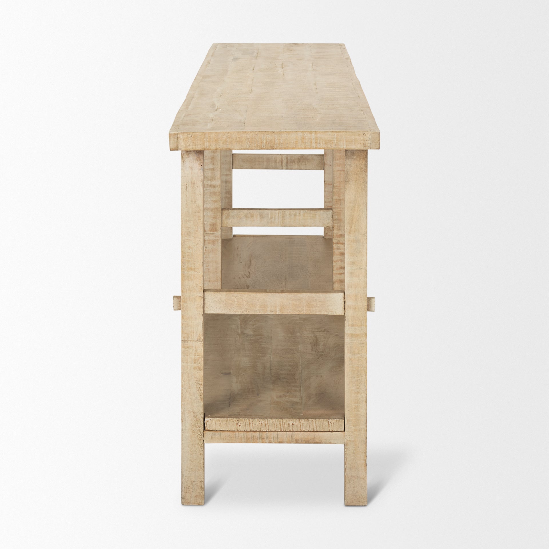 Mercana Rosie 76.8" x 16" x 30" Solid Wood Console Table