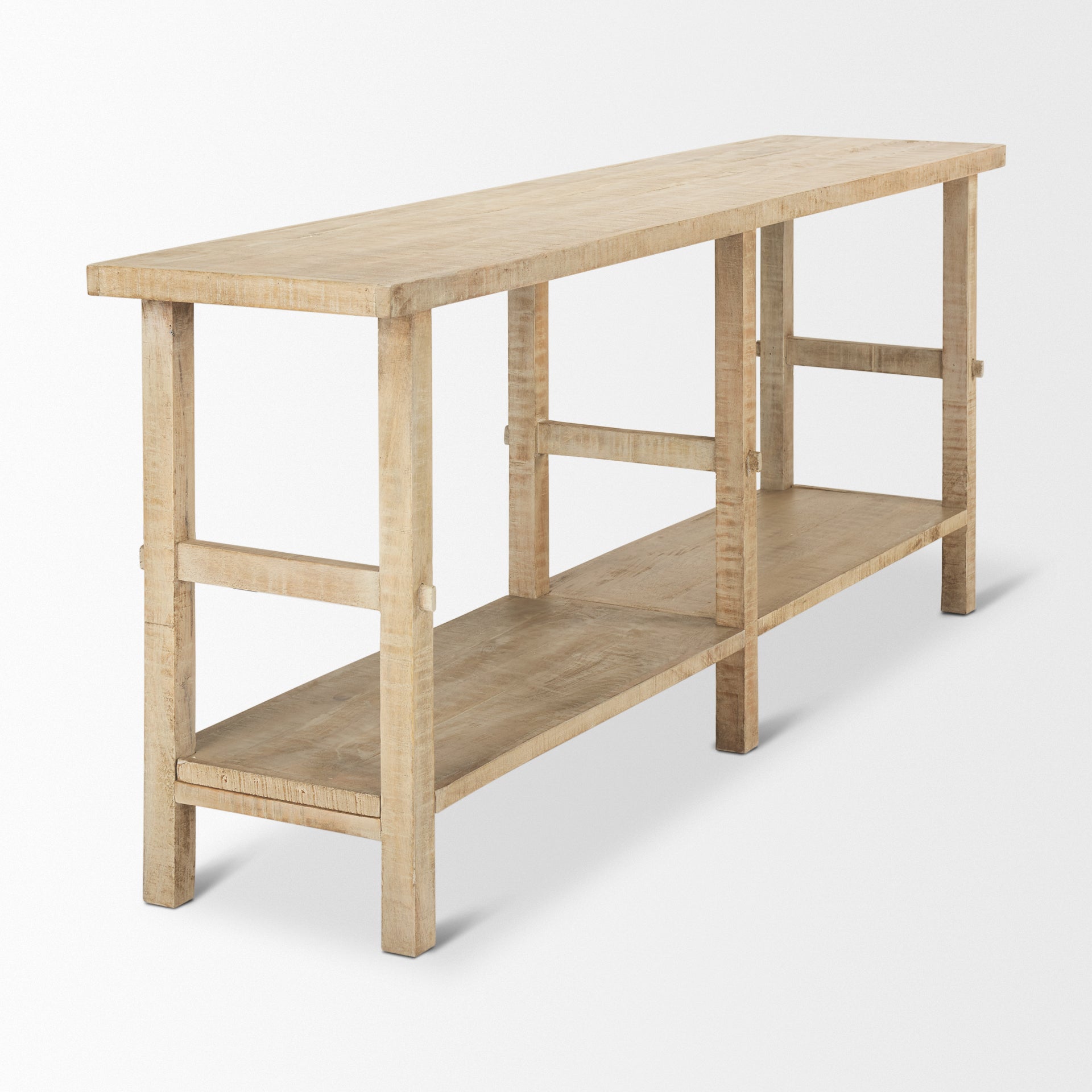 Mercana Rosie 76.8" x 16" x 30" Solid Wood Console Table
