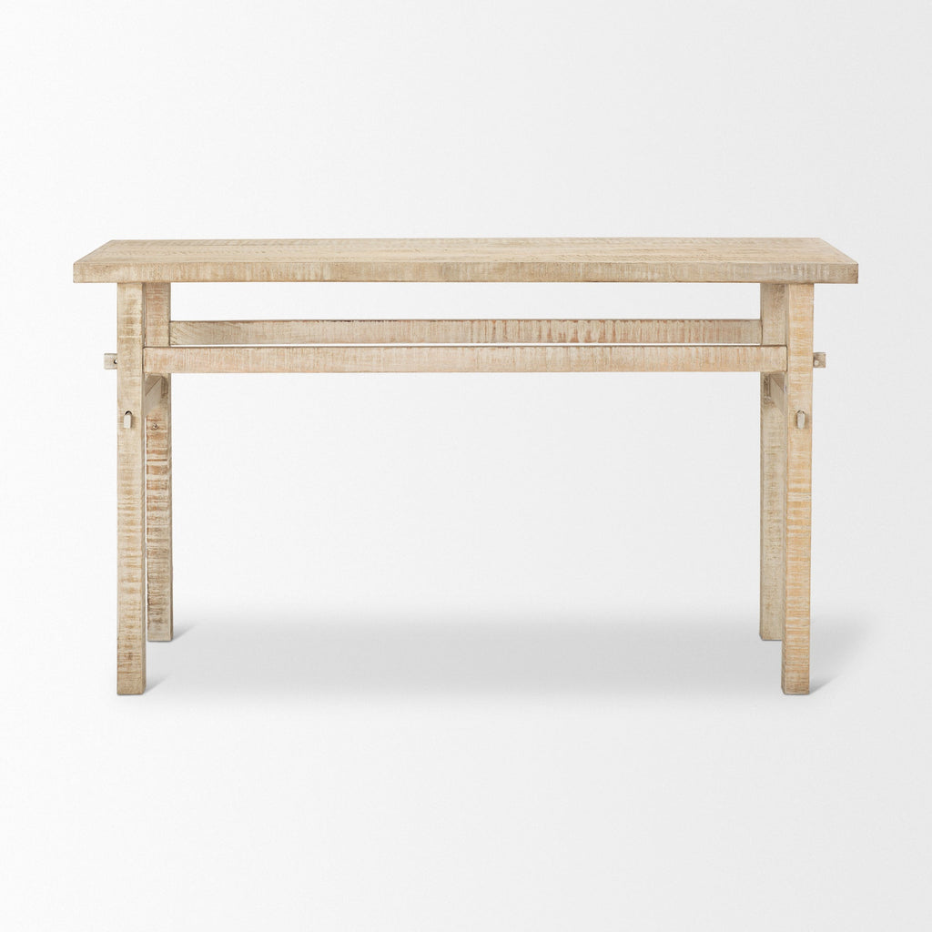 Mercana Rosie 54" x 16" x 30" Solid Wood Console Table