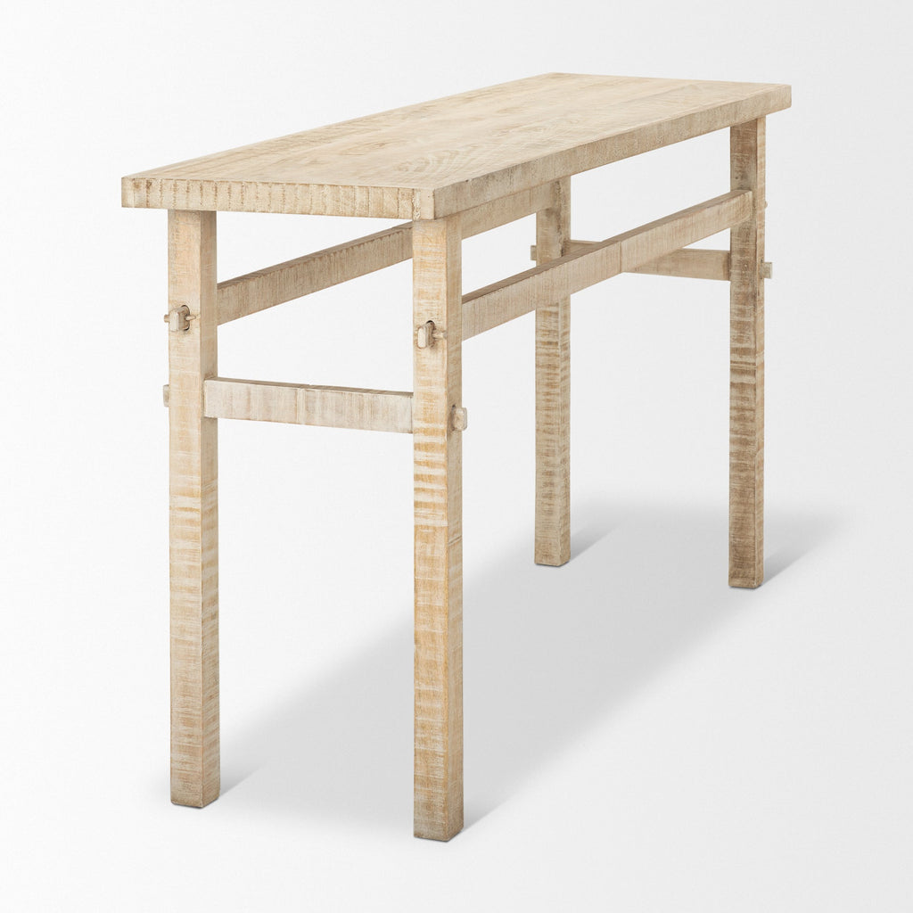 Mercana Rosie 54" x 16" x 30" Solid Wood Console Table
