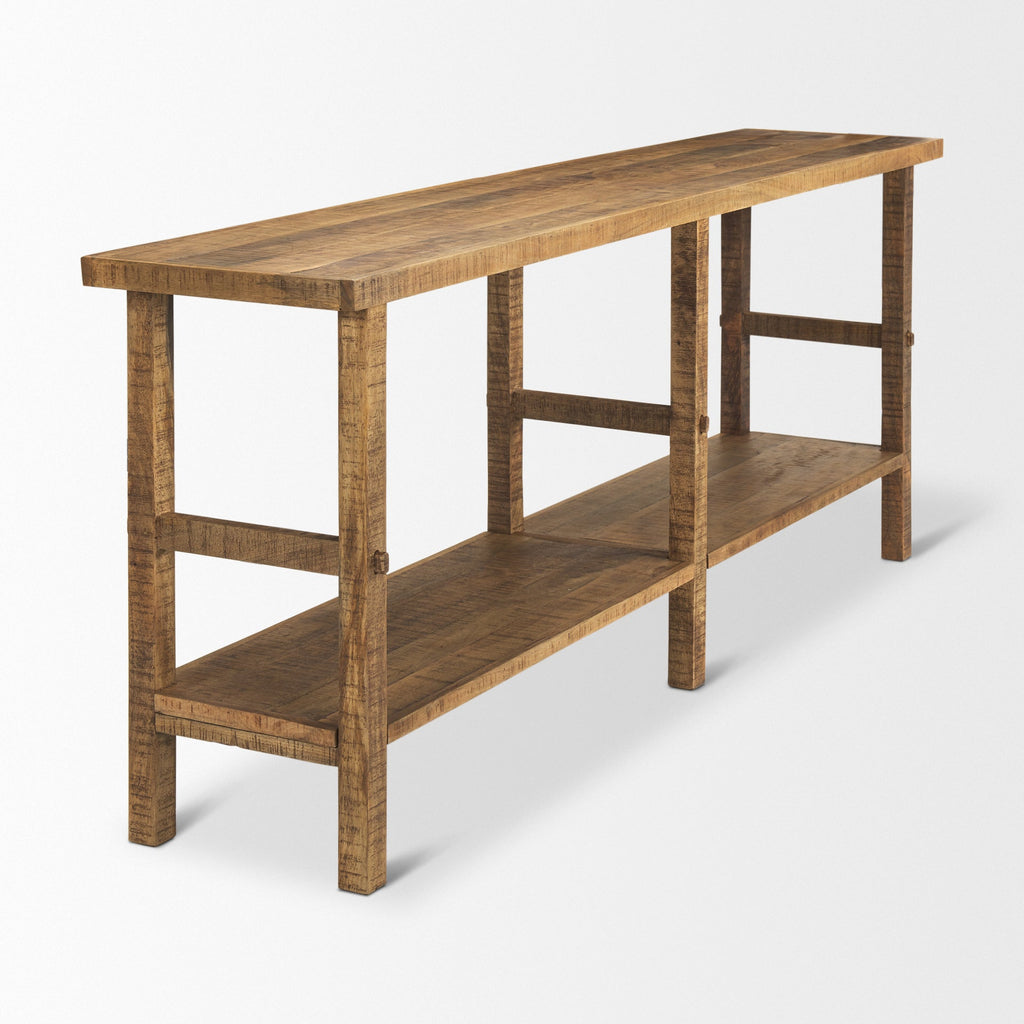 Mercana Rosie 76.5" x 16" x 30" Solid Wood Console Table