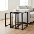 Mercana Miles 22" x 22" x 24" Metal Side Table