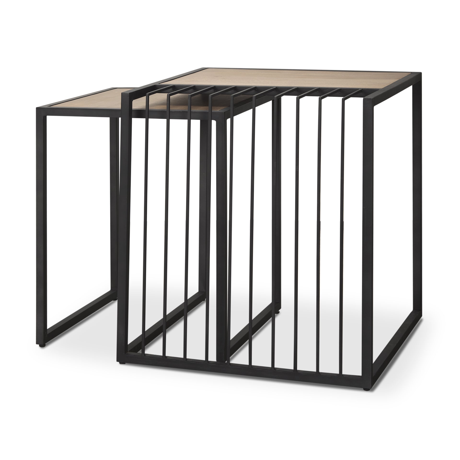 Mercana Miles 22" x 22" x 24" Metal Side Table