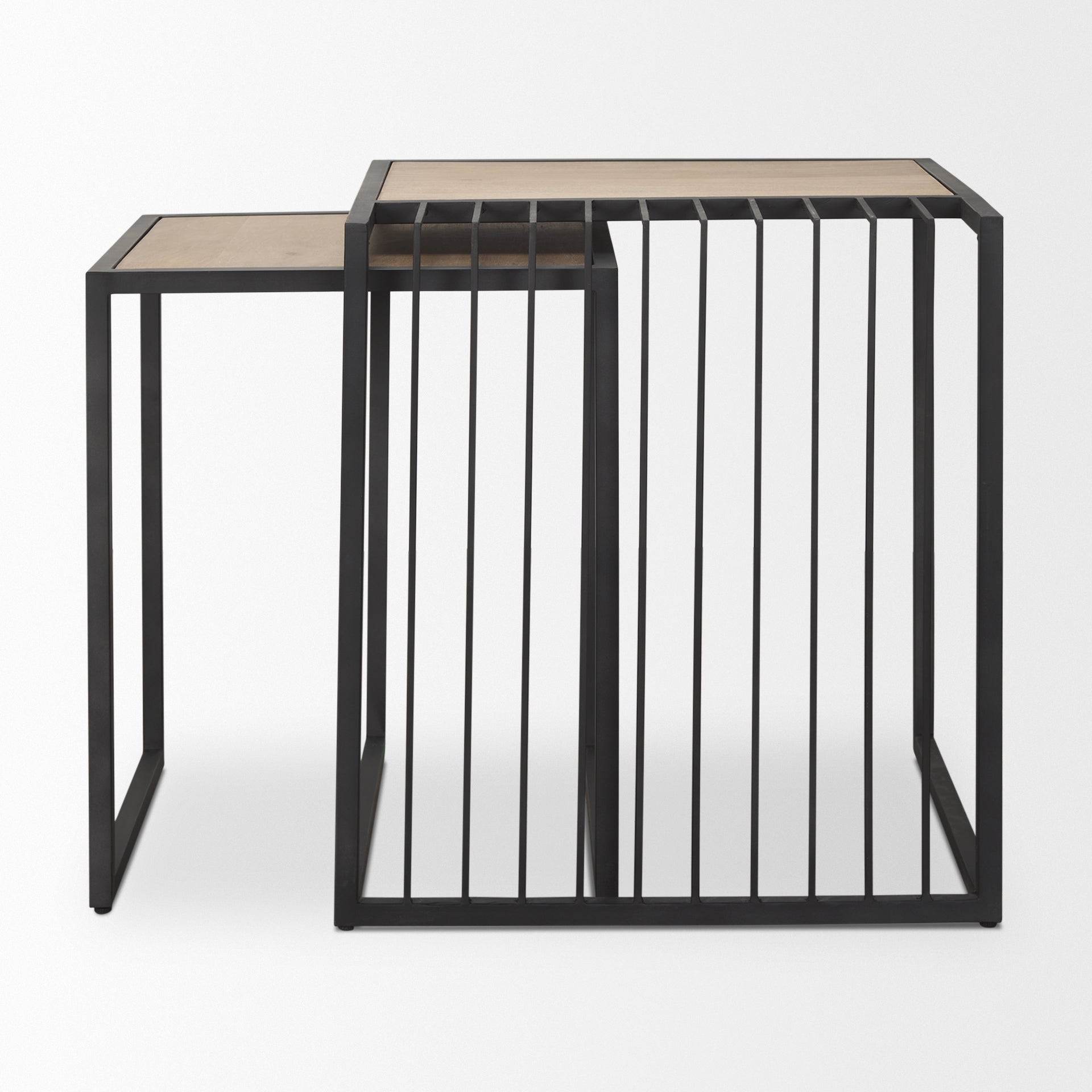 Mercana Miles 22" x 22" x 24" Metal Side Table