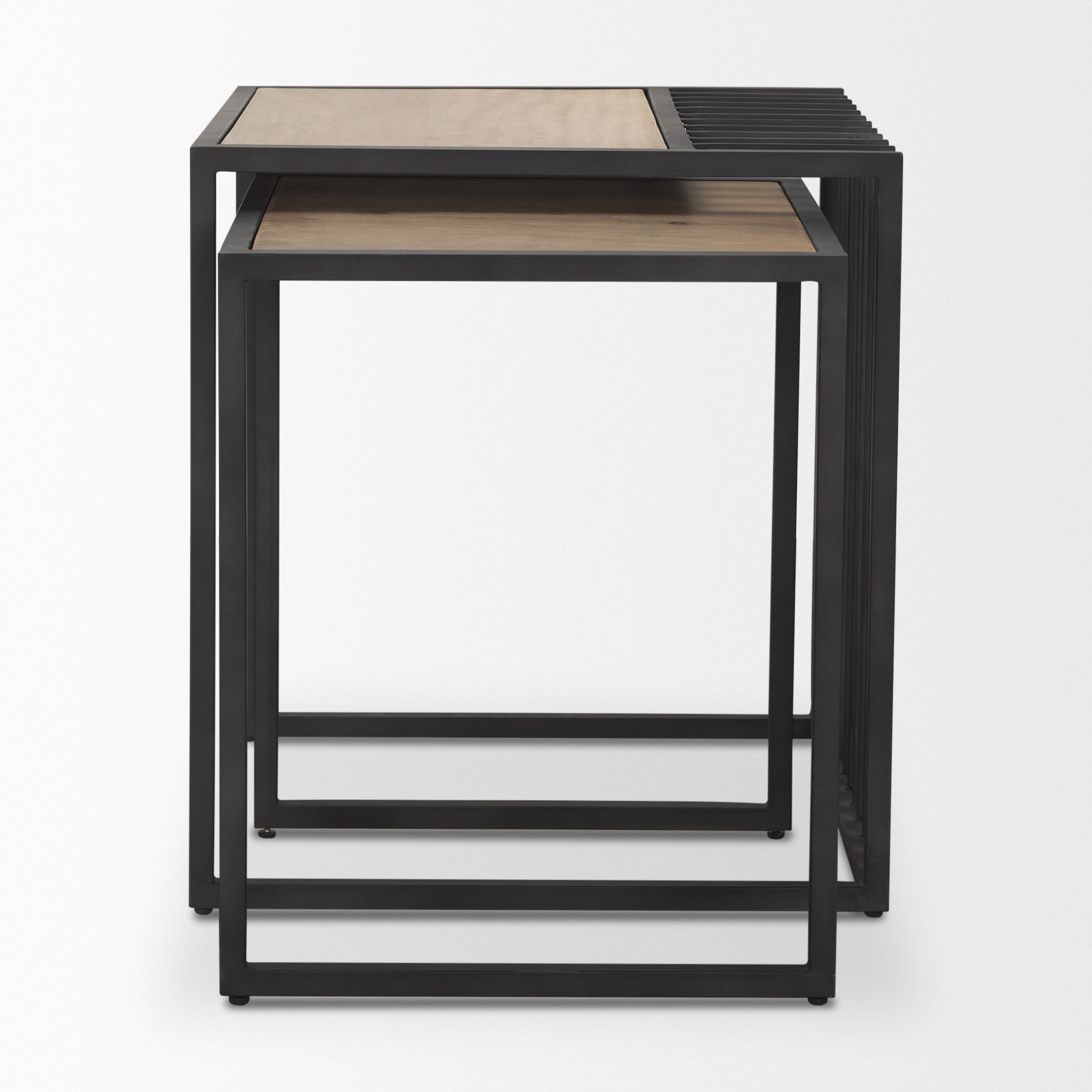 Mercana Miles 22" x 22" x 24" Metal Side Table