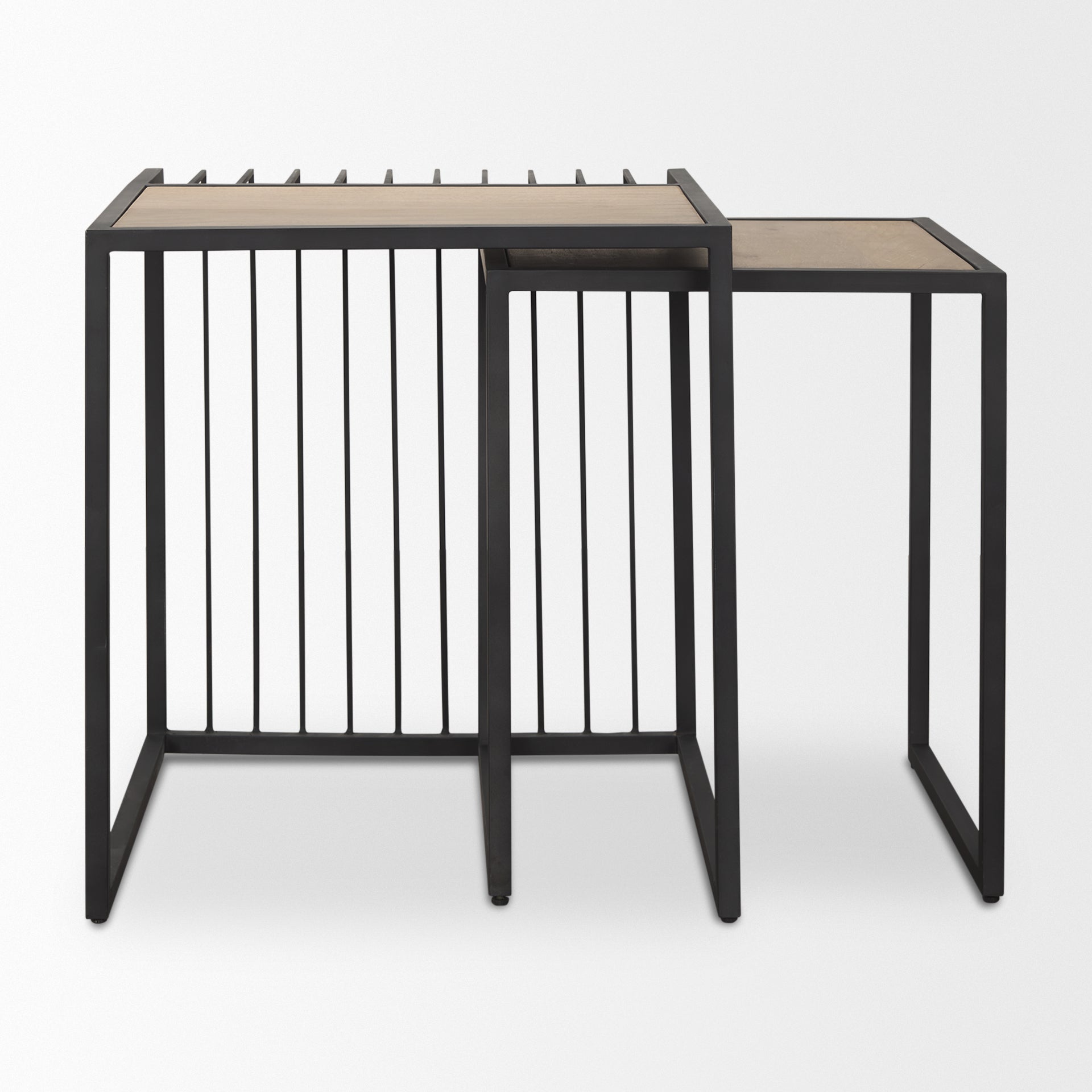 Mercana Miles 22" x 22" x 24" Metal Side Table