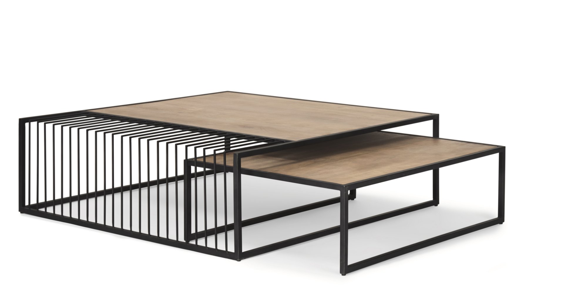 Mercana Miles 48" x 48" x 15" Wood Coffee Table