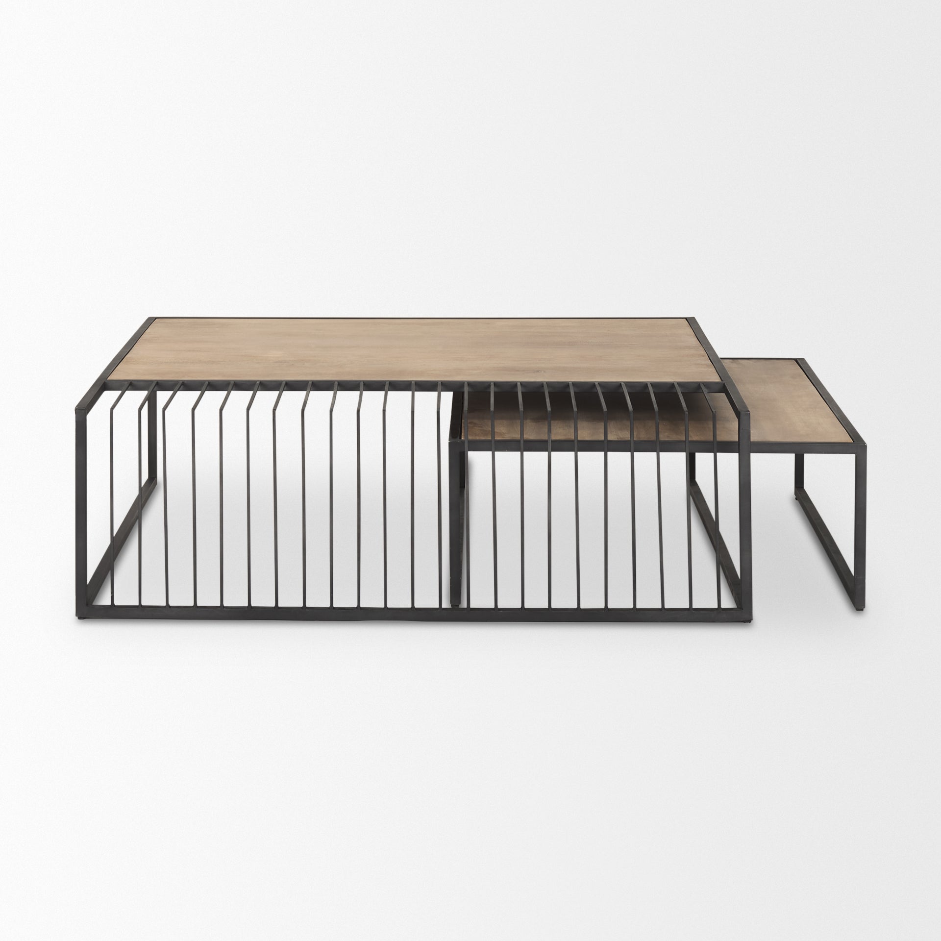 Mercana Miles 48" x 48" x 15" Wood Coffee Table
