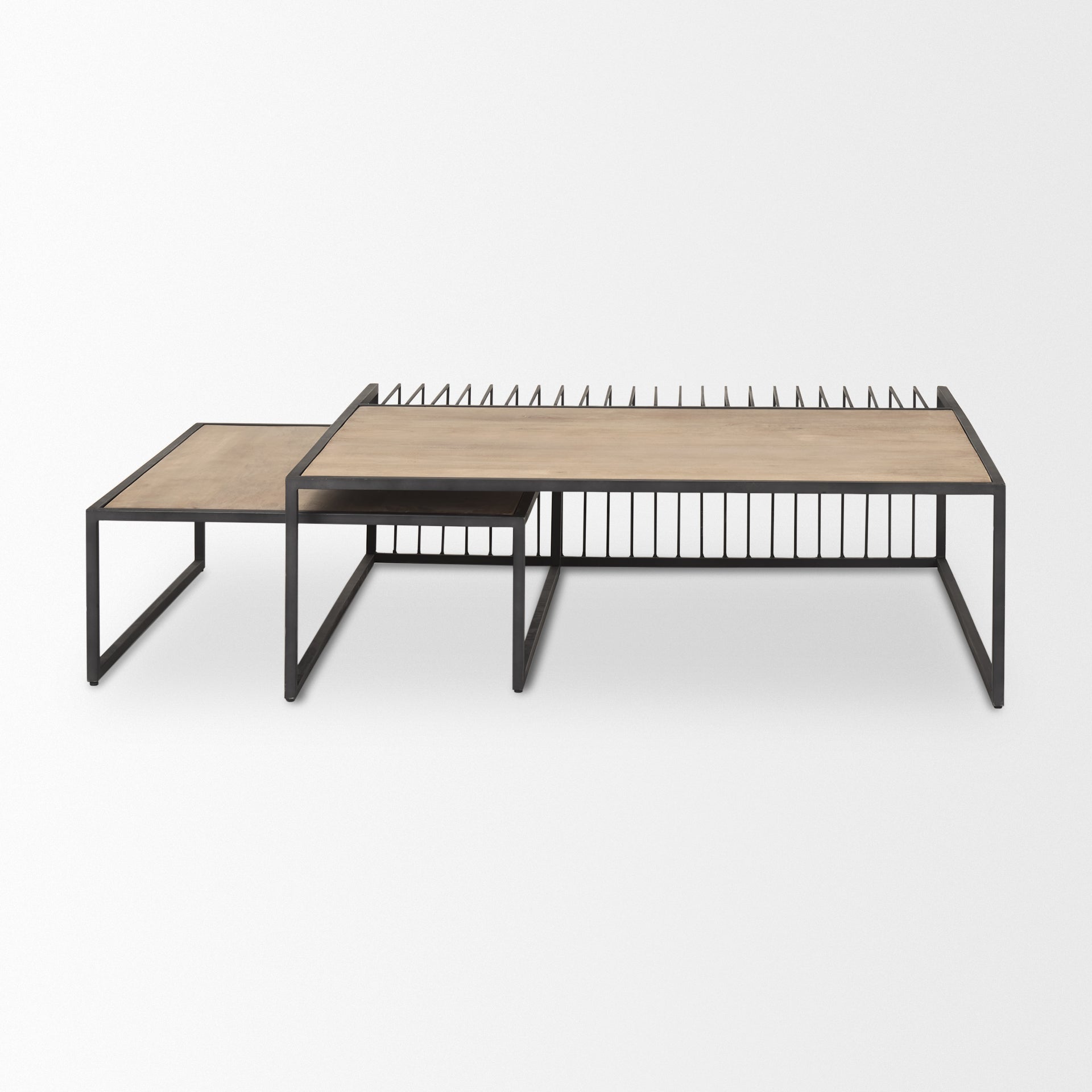 Mercana Miles 48" x 48" x 15" Wood Coffee Table