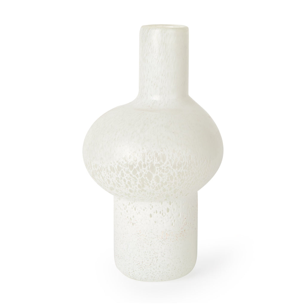 Mercana Heket 6.9" x 6.9" x 12.4" Glass Vase