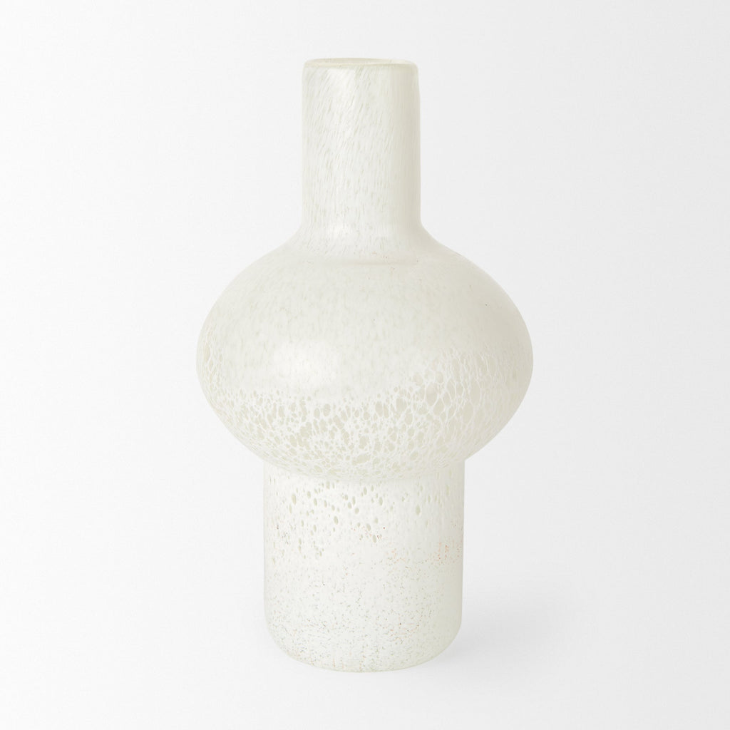 Mercana Heket 6.9" x 6.9" x 12.4" Glass Vase