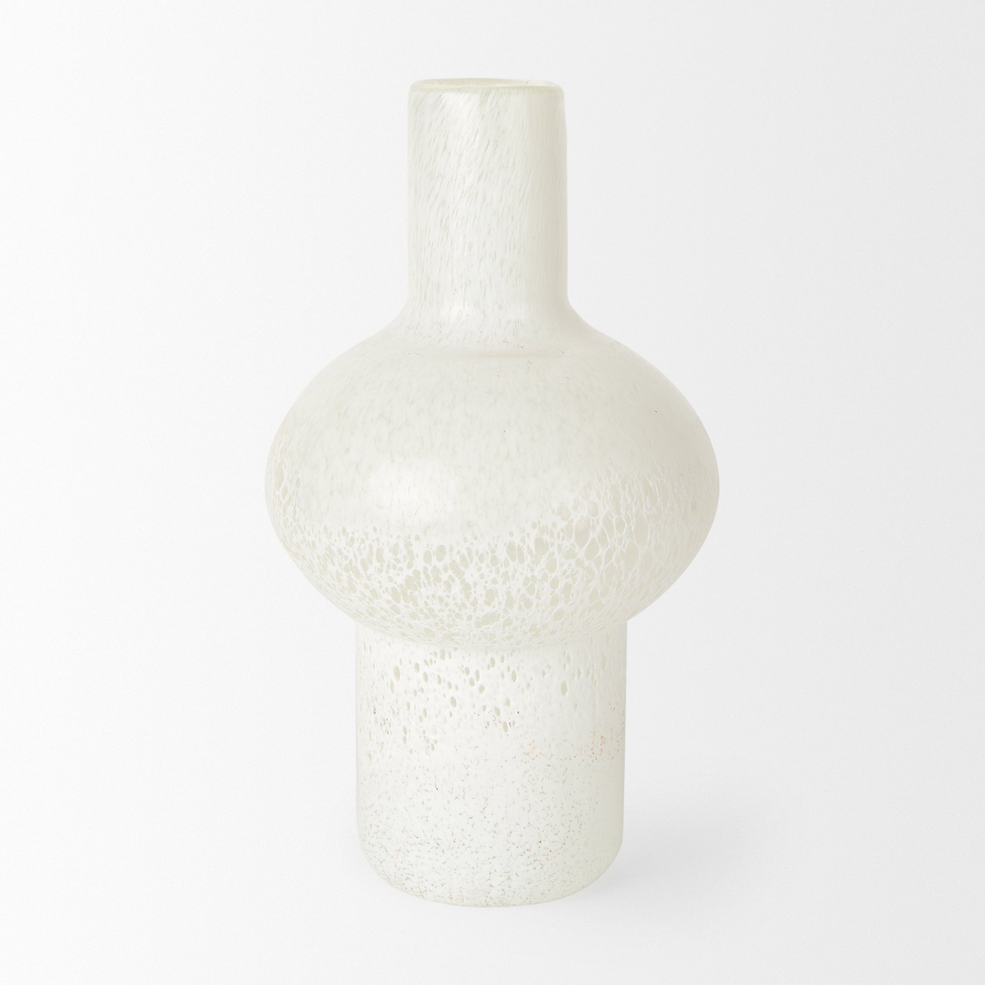 Mercana Heket 6.9" x 6.9" x 12.4" Glass Vase