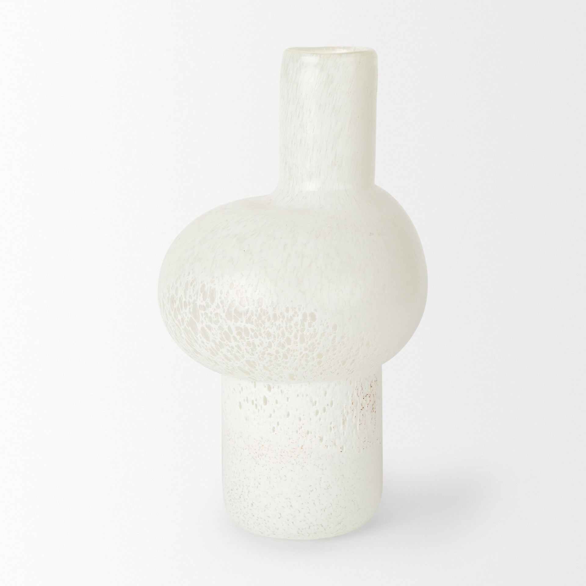 Mercana Heket 6.9" x 6.9" x 12.4" Glass Vase