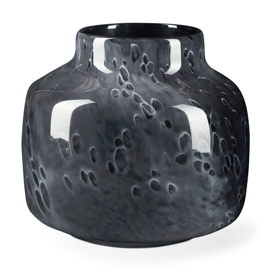Mercana Masai 10.3" x 10.3" x 9.3" Glass Vase