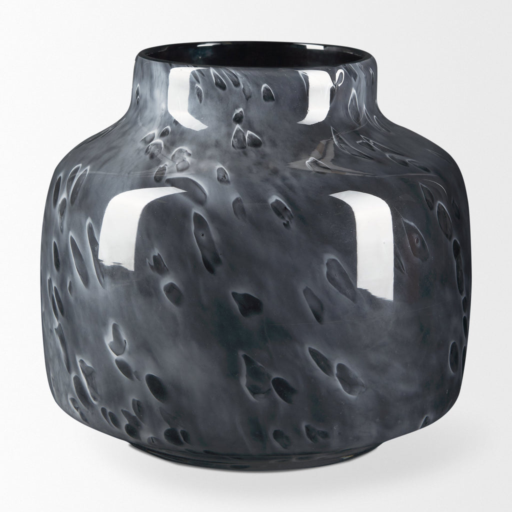 Mercana Masai 10.3" x 10.3" x 9.3" Glass Vase