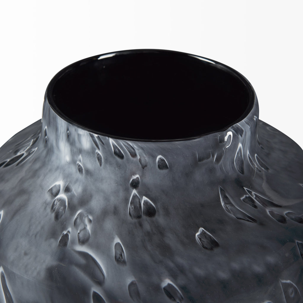 Mercana Masai 10.3" x 10.3" x 9.3" Glass Vase