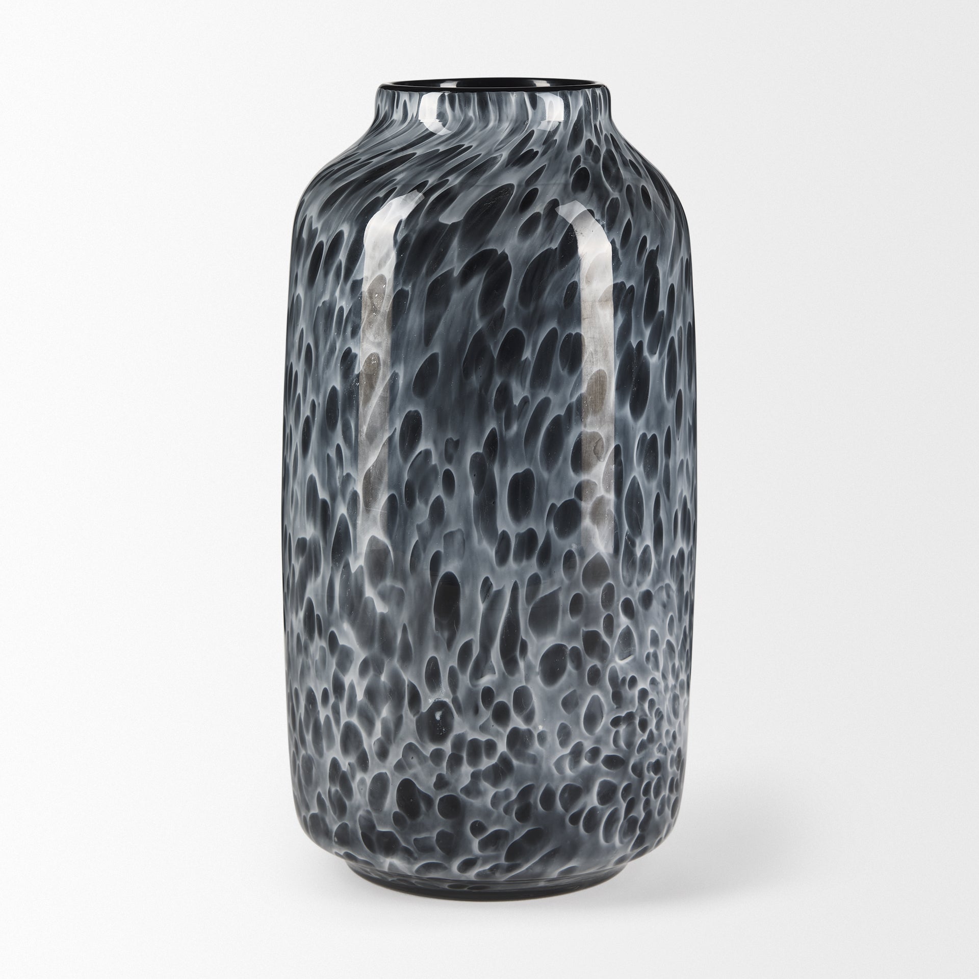 Mercana Masai 6.5" x 6.5" x 12.4" Glass Vase