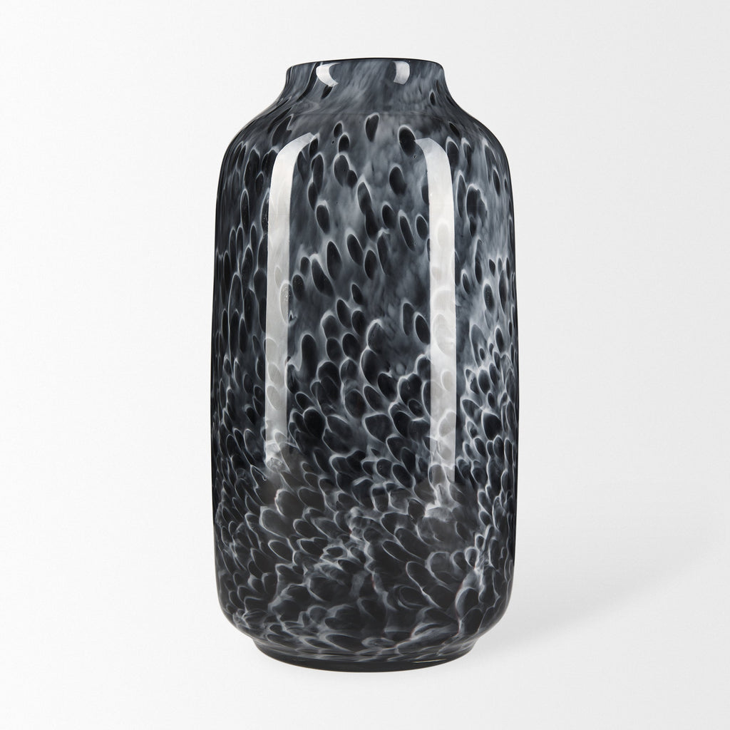 Mercana Masai 7.9" x 7.9" x 15" Glass Vase