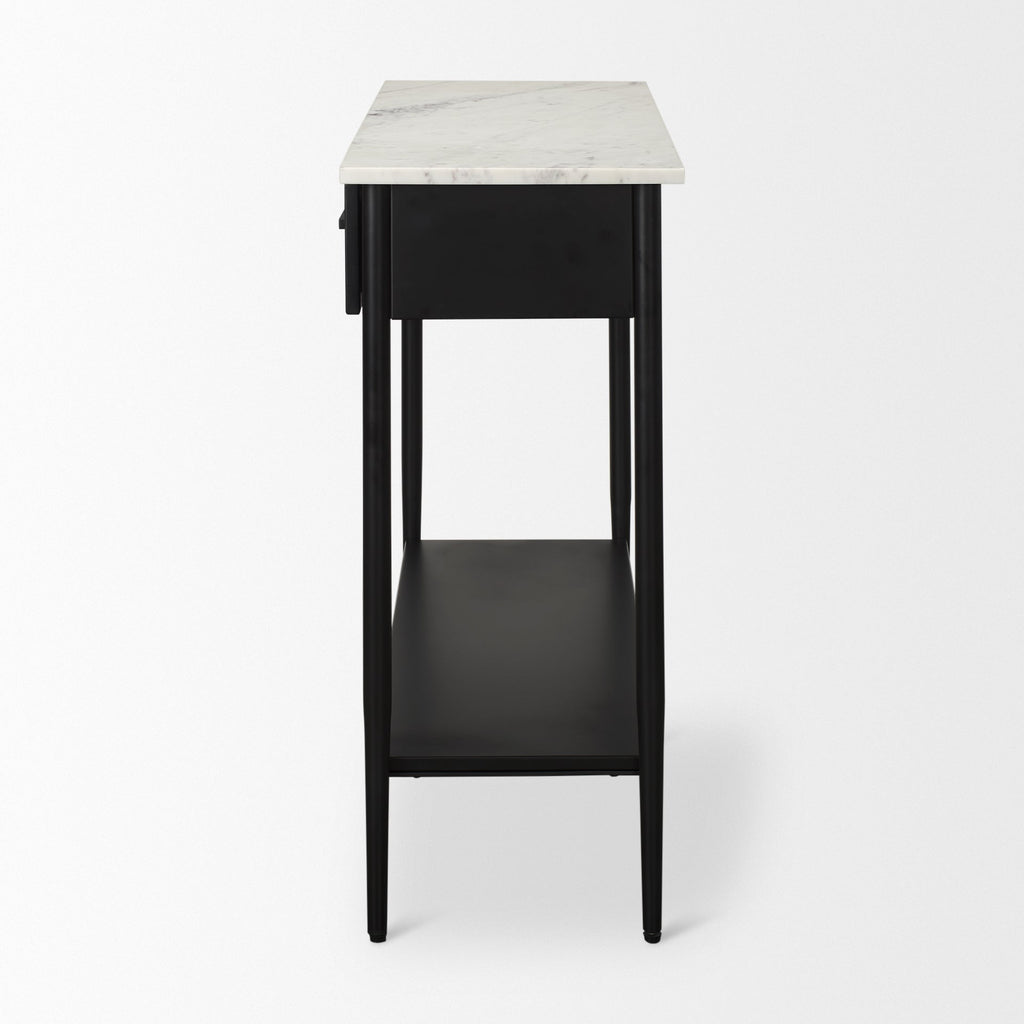 Mercana Amika 44" x 12" x 32" Metal Console Table